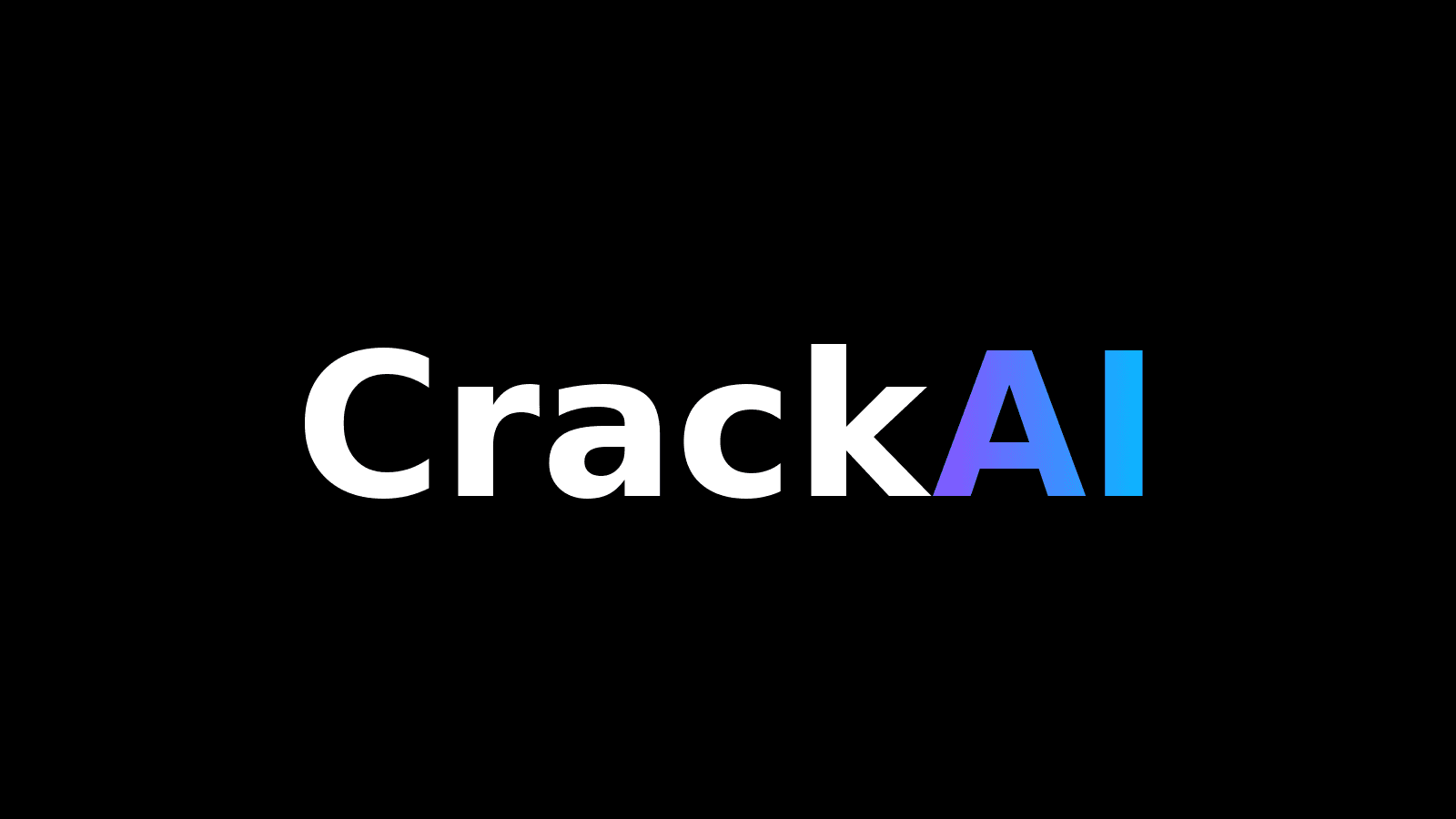 CrackAI Interview Preparation - CrackAI — Your Personal AI Interview Coach to Practice Smarter, Speak Better, and Get Hired Faster.