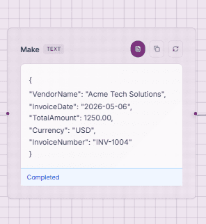 SmartInvoice_Extractor - "SmartInvoice extracts Vendor, Date, Total Amount, and Invoice Number from any PDF invoice into clean, integration-ready JSON."